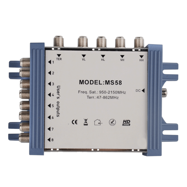 Stand Alone Satellite Multiswitch MS58