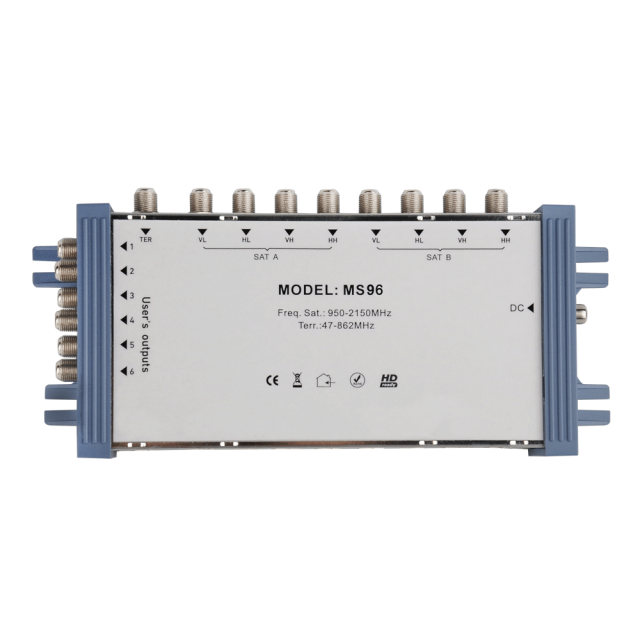 Stand Alone Satellite Multiswitch MS96