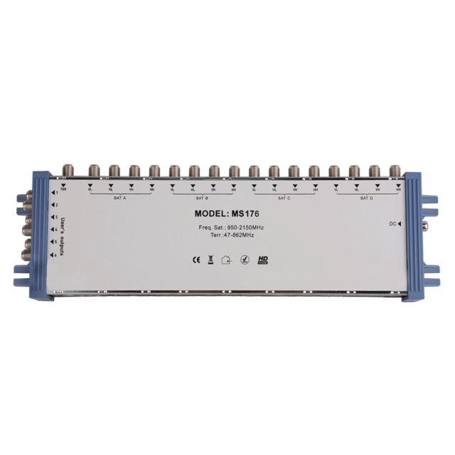 Stand Alone Satellite Multiswitch MS176